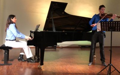 Katharina Göschke and I play the song Forgive