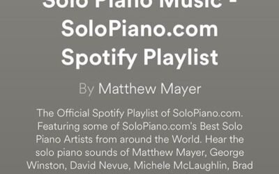 Solo Piano Music Spotify playlist