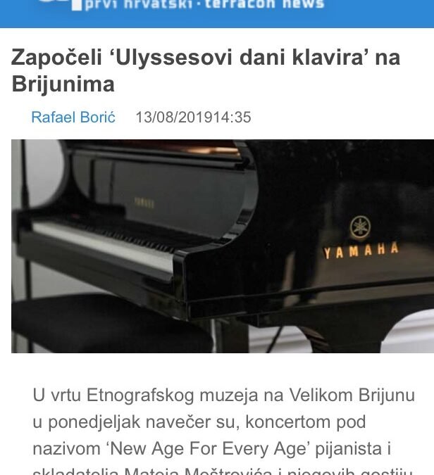 Apolitical News writes about our concert on the big Brijuni