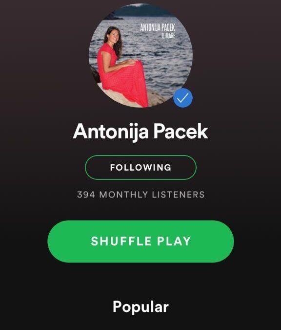 Subscribe to Antonija’s Spotify Artist Page