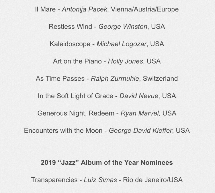 IL MARE nominated as an album of the year