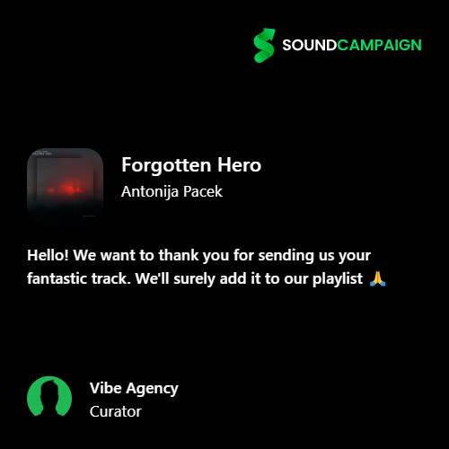Forgotten Hero was curated by many playlists